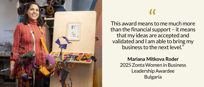 2025 Women in Business Award Testimonial by Mariana Mitkova Roder